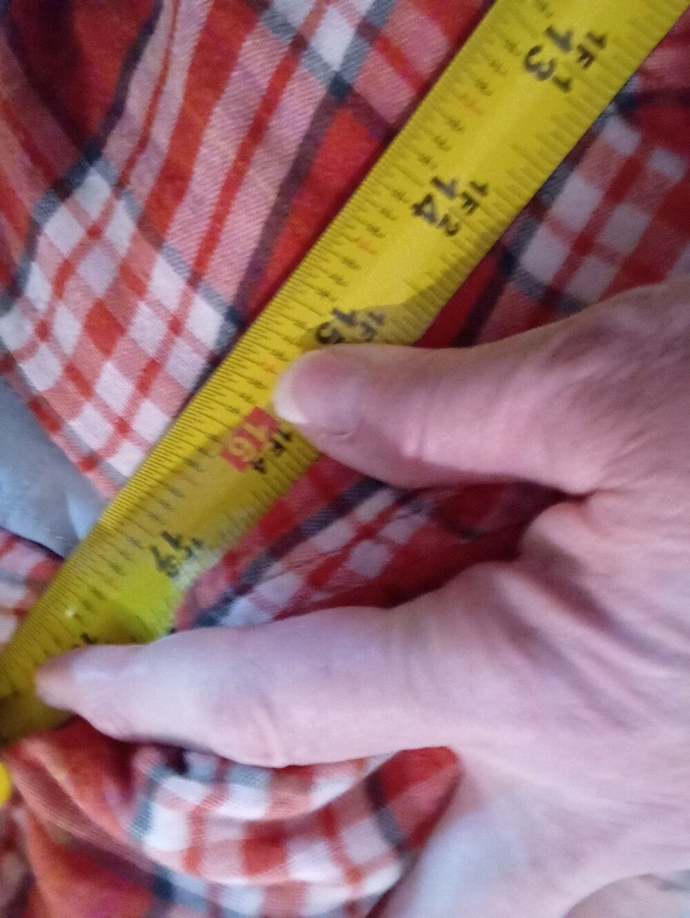 Vintage Y2K American Eagle Outfitters Sz 12 Orange Plaid Pear Snap Western Butto - Picture 11 of 16
